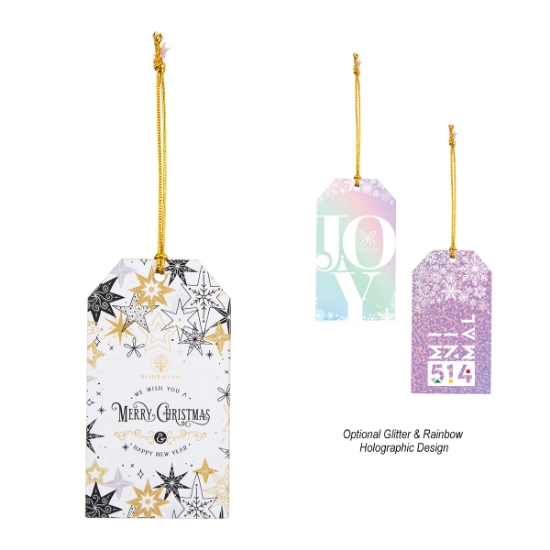 Picture of Wood Ornament - Gift Tag