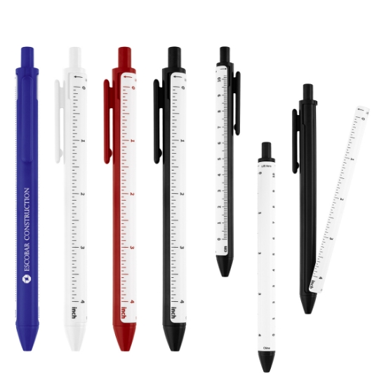 Picture of Straight Line Pen With 4" Ruler