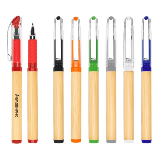Picture of Harper Bamboo Gel Pen