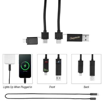 Picture of 3' 100w Light-up Quick Charge Cable