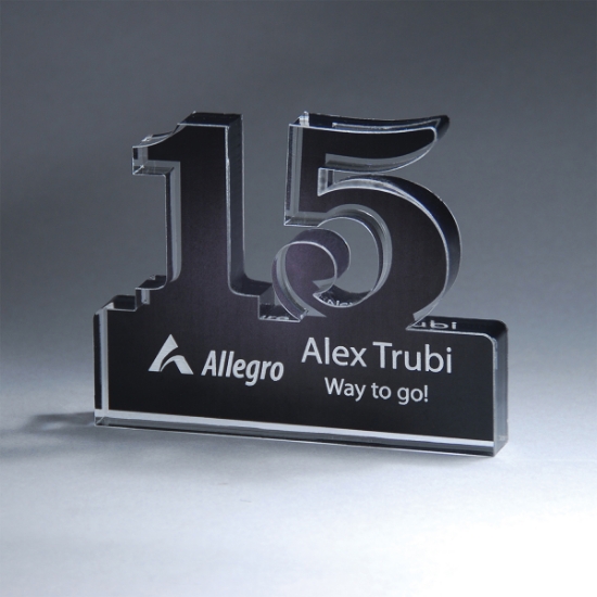 Picture of Freestanding 15 Year Anniversary Award