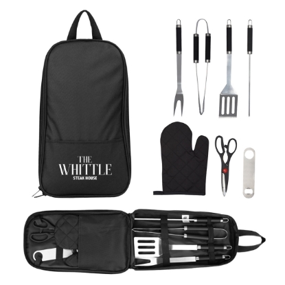 Picture of 7-piece Pit Master Bbq Set In Carrying Case