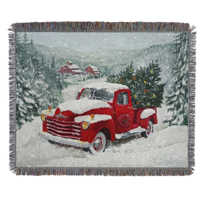 Picture of 48" X 60" Full Color Throw Blanket