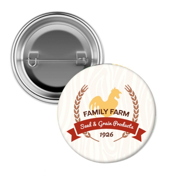 Picture of 2" Full Color Pin Back Button