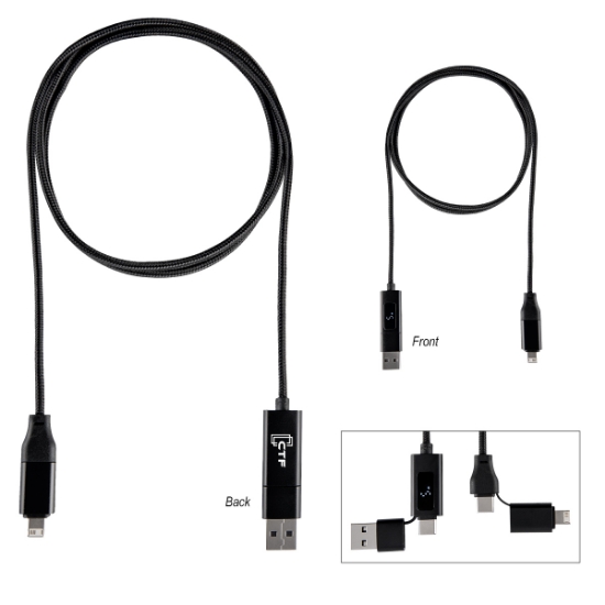 Picture of 100w Dual Input Fast Charging Cable