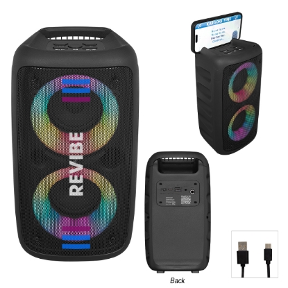 Picture of Wireless Speaker Tower With Phone Holder