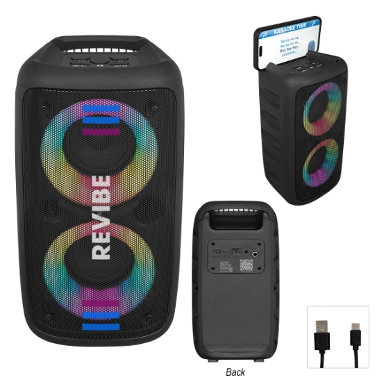 Picture of Wireless Speaker Tower With Phone Holder