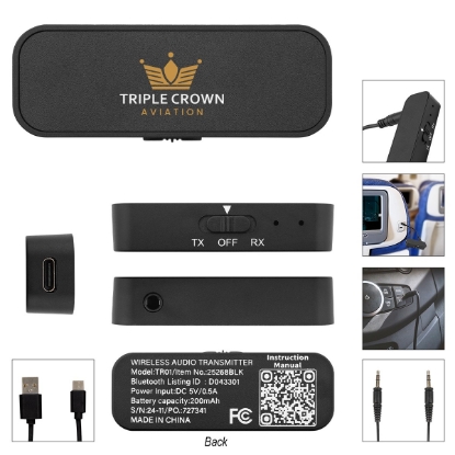 Picture of Wireless Audio Transmitter & Receiver