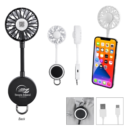 Picture of Rechargeable Magnetic Phone Fan