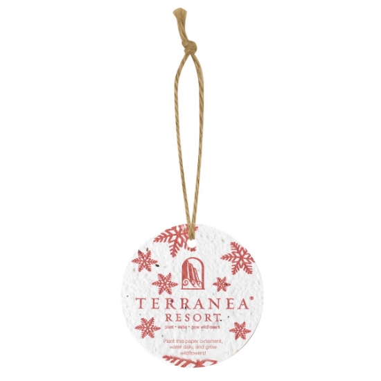 Picture of Bloomin® Circle Shaped Plantable Holiday Ornament