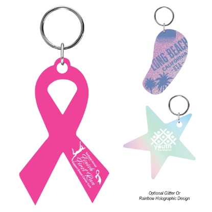 Picture of Acrylic Key Tag - Custom Shape 5"