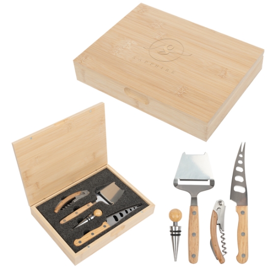 Picture of Perfect Pairing Wine & Cheese Knife Set