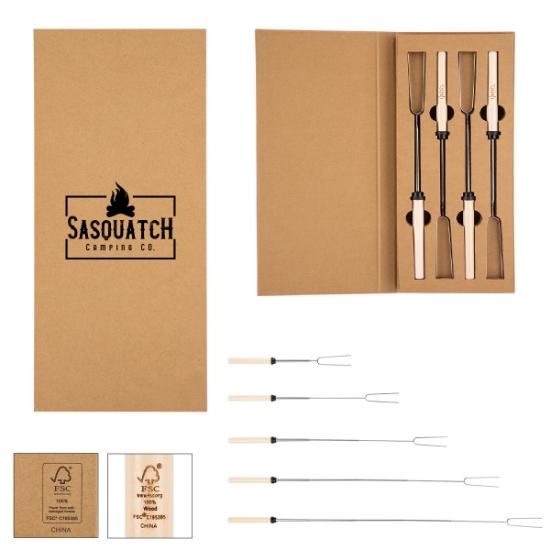 Picture of Hot Dogs 7 S'mores Skewer Set