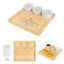 Picture of Bamboo Serving Tray With Ceramic Bowls
