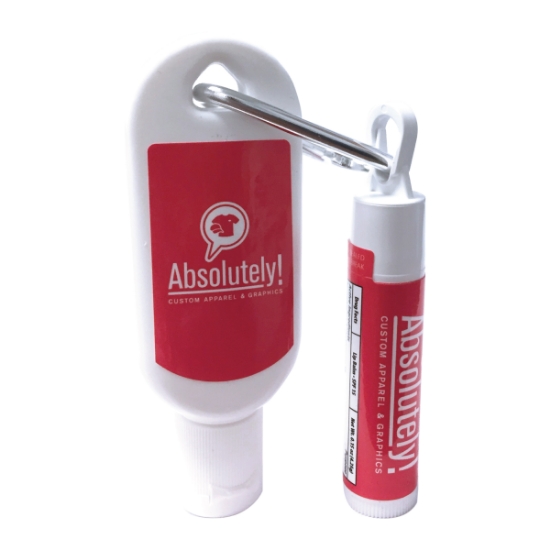 Picture of Kit: 1 Oz. Spf30 Sunscreen Lotion With Carabiner And Spf15 Lip Balm