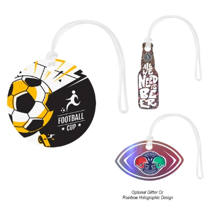 Picture of Acrylic Bag Tag - Custom Shape 5"