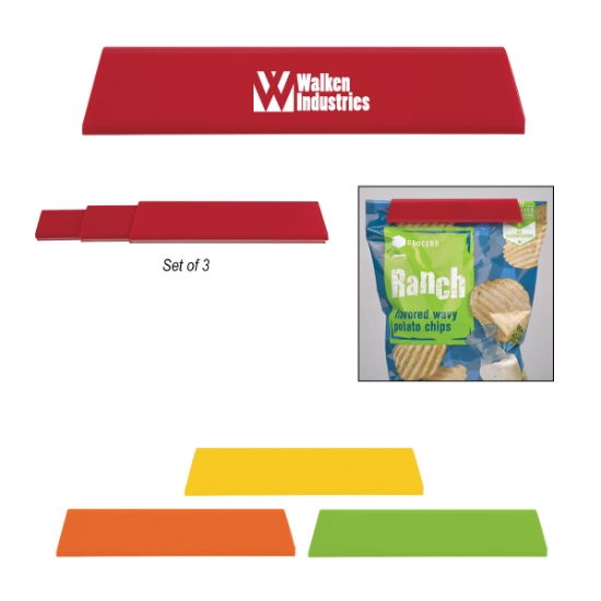 Picture of Slip-n-seal 3 Piece Bag Clip Set