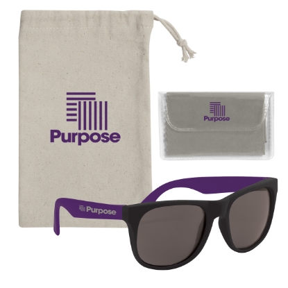 Picture of Rubberized Sunglasses With Microfiber Cloth And Pouch