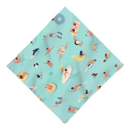 Picture of 16" X 16" Full Color Dog Bandana