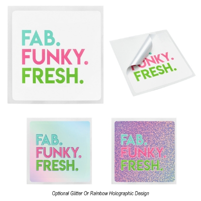 Picture of 2" Square Rounded Corner Sticker