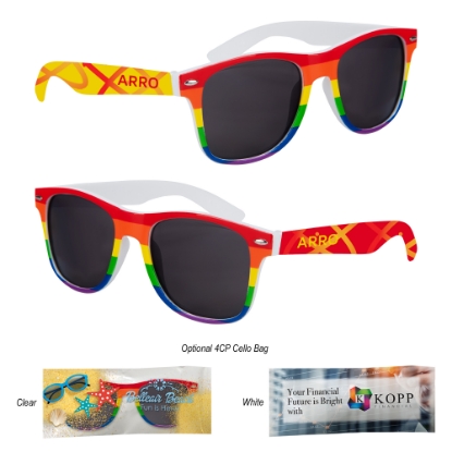 Picture of Full Color Prism Maliubu Sunglasses