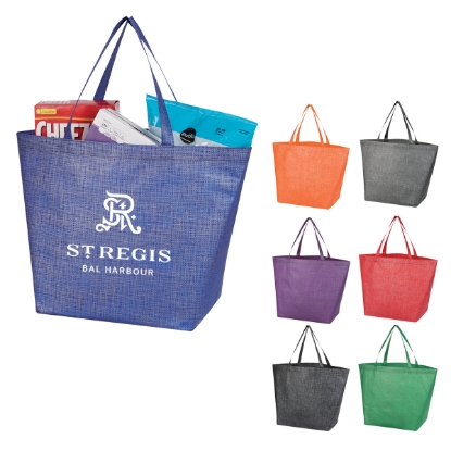 Picture of Crosshatch Non-woven Tote Bag