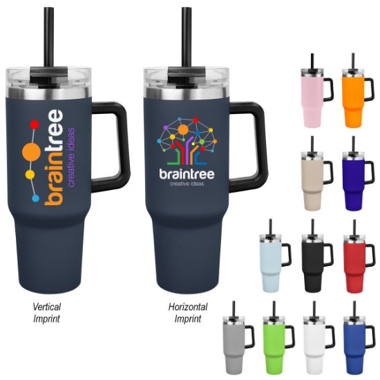 Picture of 40 Oz. Full Color Intrepid Stainless Steel Tumbler