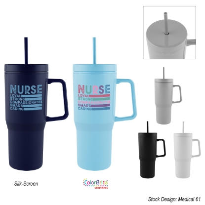 Picture of 28 Oz. Intrepid Recycled PS Double Wall Tumbler