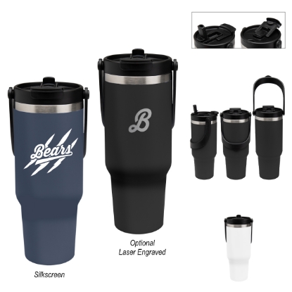 Picture of 40 Oz. Peak Intrepid Recycled Stainless Steel Tumbler