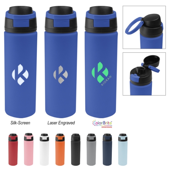 Picture of 24 Oz. Pop Sip Recycled Stainless Steel Bottle
