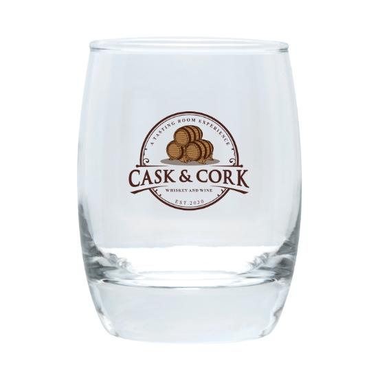 Picture of 6 Oz. Full Color Whiskey Glass