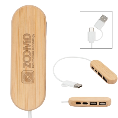 Picture of Dual Input Bamboo Hub