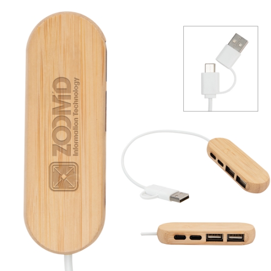 Picture of Dual Input Bamboo Hub