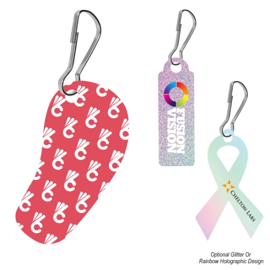 Picture of Acrylic Zipper Pull - Custom Shape 4"
