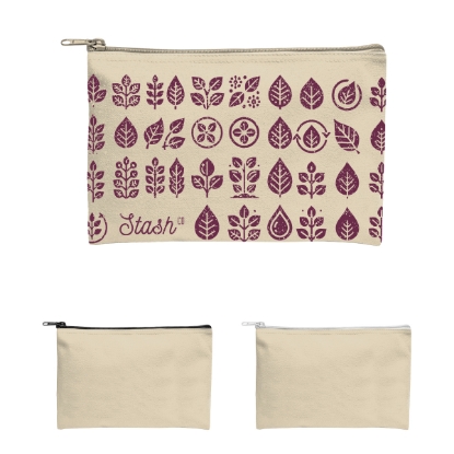 Picture of Recycled Canvas Zippered Pouch