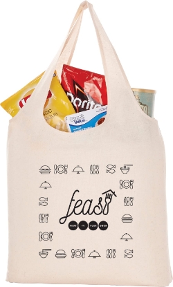 Picture of Lightweight All-Purpose 5oz Cotton Canvas Tote Bag