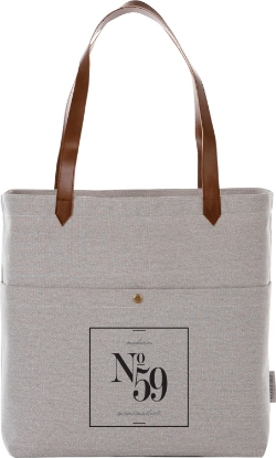 Picture of Field & Co.® 16 oz. Cotton Canvas Book Tote