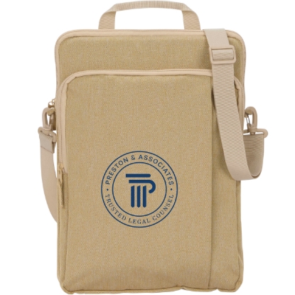 Picture of Vertical Recycled Messenger Bag