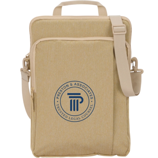 Picture of Vertical Recycled Messenger Bag