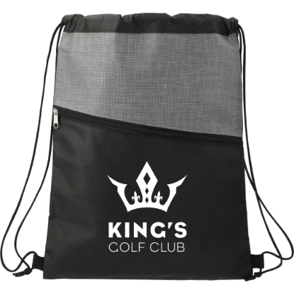 Picture of Cross® Weave Zippered Drawstring Bag