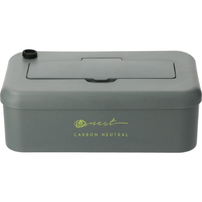 Picture of Bamboo Fiber Lunch Box with Utensils