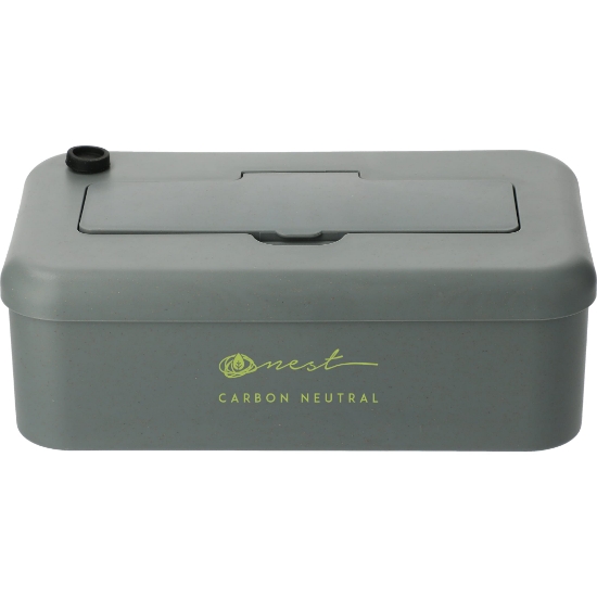 Picture of Bamboo Fiber Lunch Box with Utensils