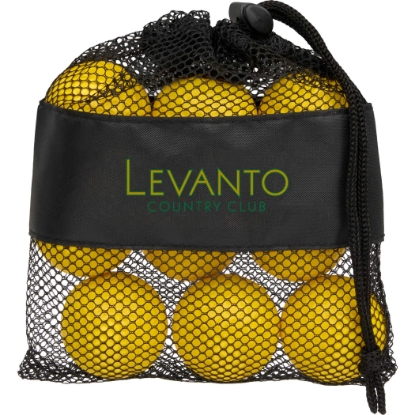Picture of Golf Practice Balls with Mesh Pouch