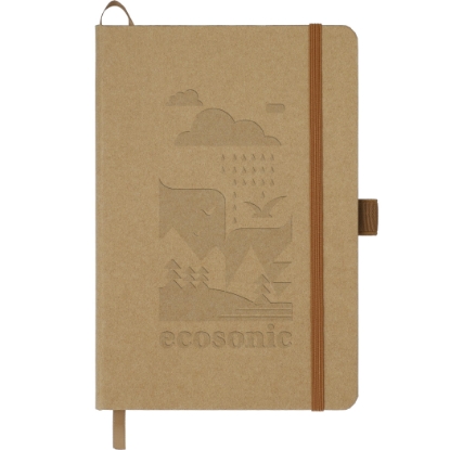 Picture of 5.5'' x 8.5'' Washable Kraft Stone Bound Journal