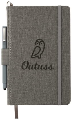 Picture of 5.5'' x 8.5'' FSC® Mix Heathered Hard Bound Journal