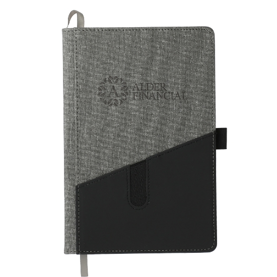 Picture of 5.5'' x 8.5'' FSC® Mix Siena Heathered Bound Journal