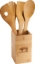 Picture of Bamboo 4-piece Kitchen Tool Set and Canister