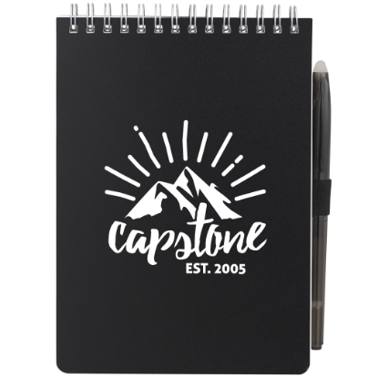 Picture of 5'' x 7'' Mineral Stone Field Reporter Notebook with Pen