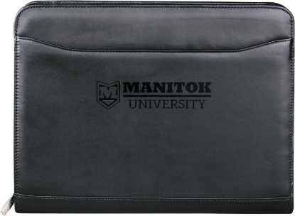 Picture of Millennium Leather Zippered Padfolio with FSC® Mix Paper