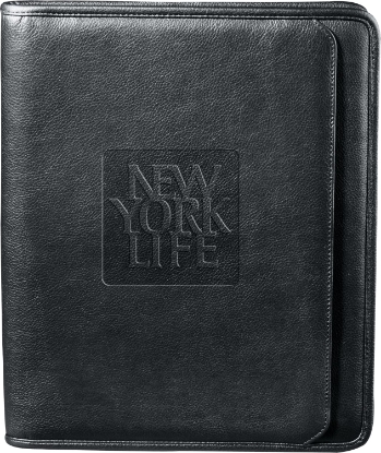 Picture of Manhattan Zippered Padfolio with FSC® Mix Paper